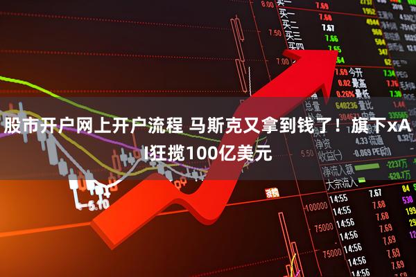 股市开户网上开户流程 马斯克又拿到钱了！旗下xAI狂揽100亿美元